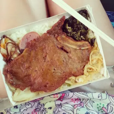 Taiwan Train Pork Chop Bento