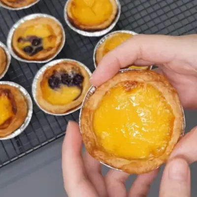 4 Ingredient Portuguese-style Flaky Egg Tarts