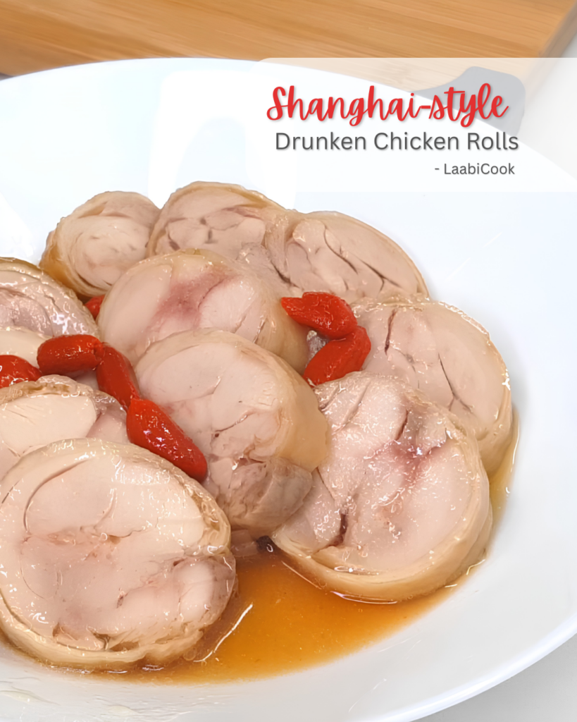 Shanghai-style Drunken Chicken Rolls