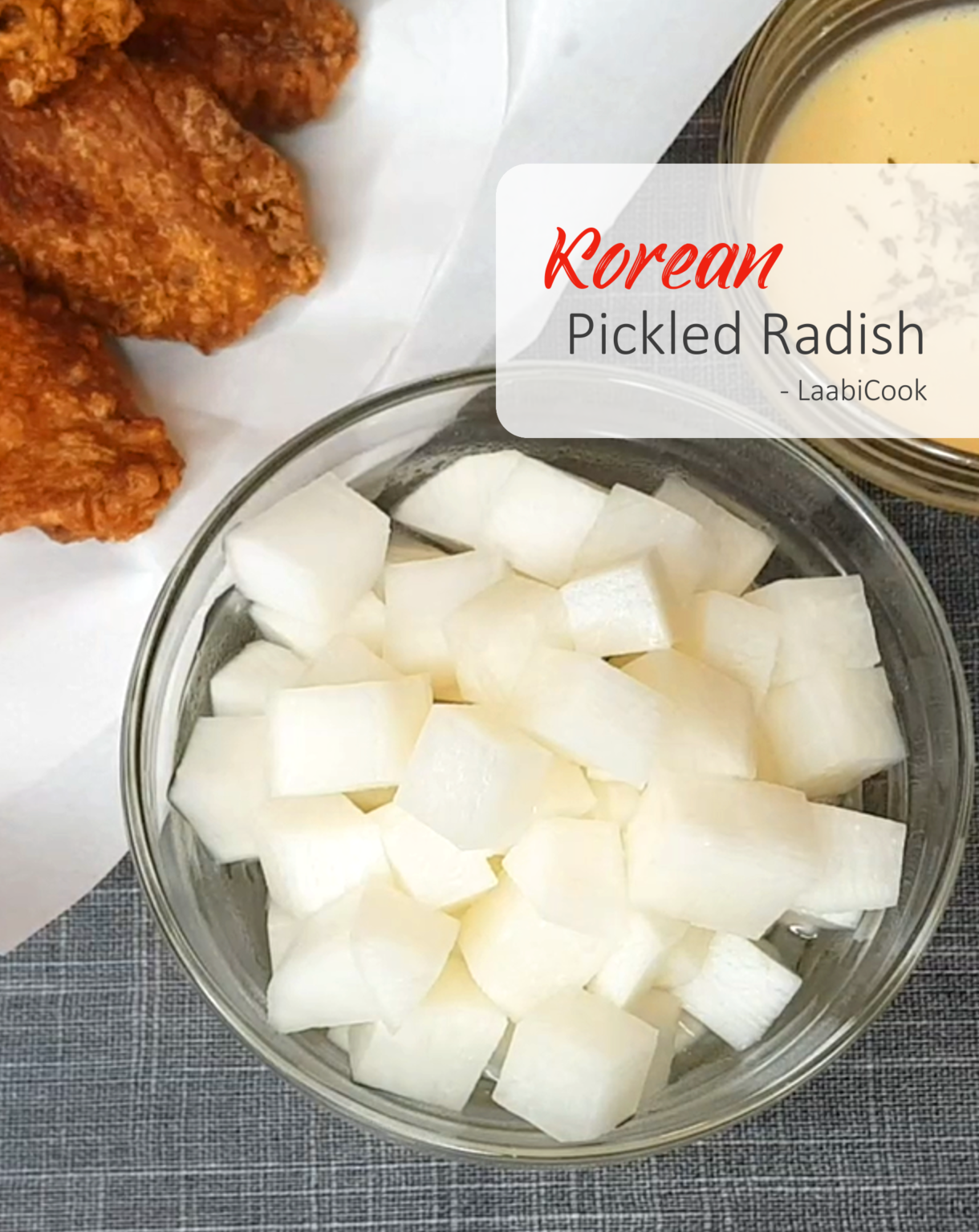 Simple & Easy Korean Pickled Radish LaabiCook