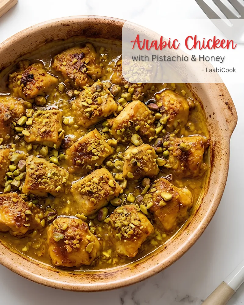 Arabic Chicken with Pistachio and Honey