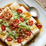 Soft Tofu With Chilli And Spring Onions