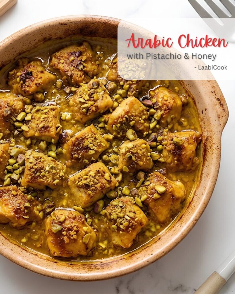 Arabic Chicken with Pistachio and Honey