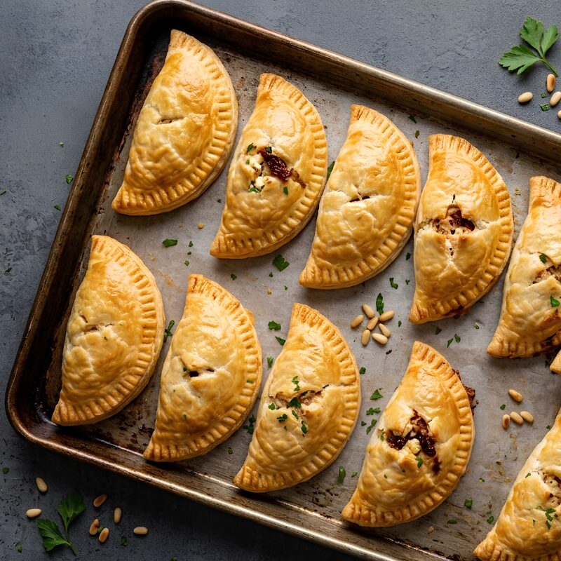Golden Flaky Tuna and Cheese Puffs