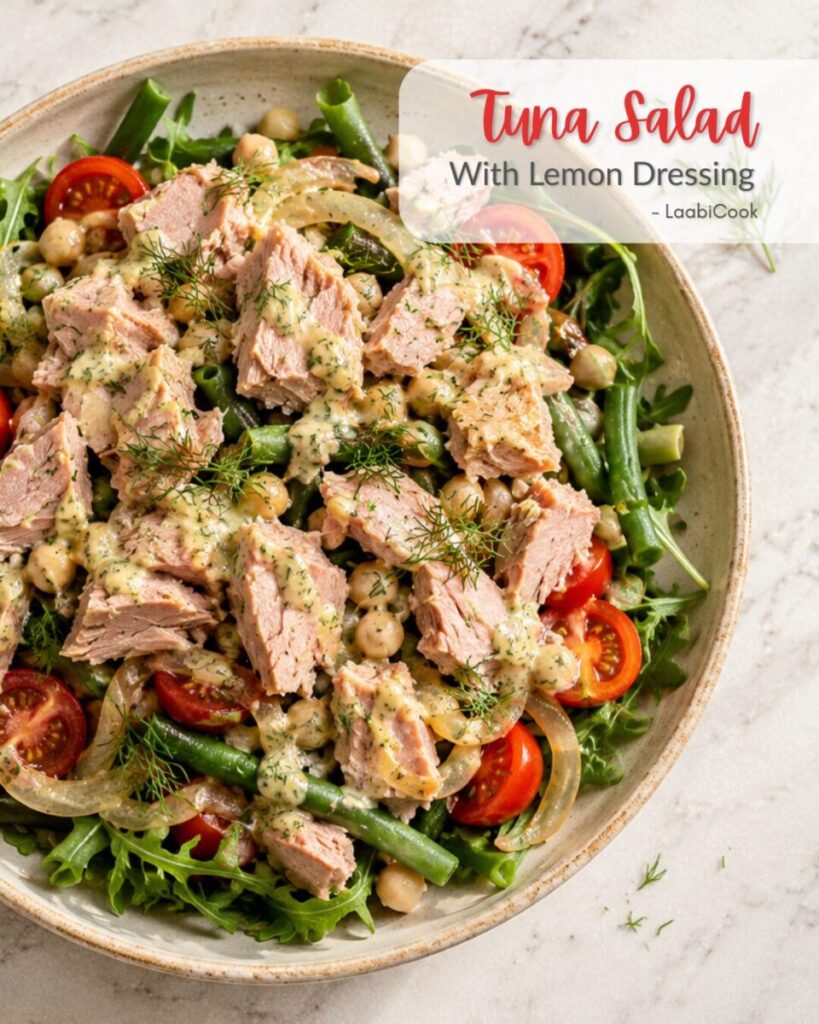 Tuna Salad With Lemon Dressing