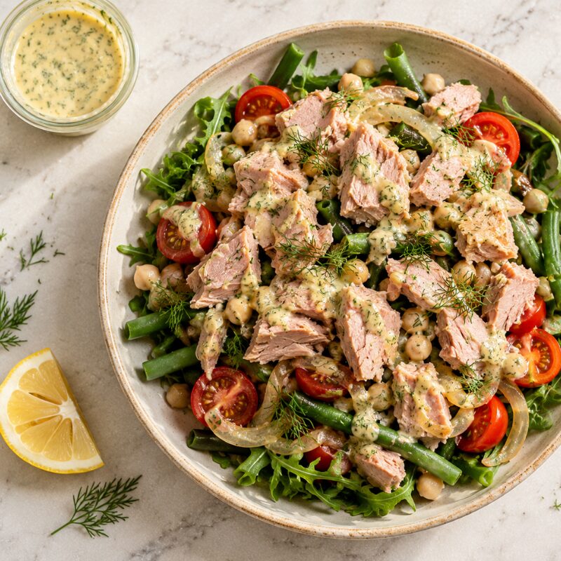 Easy Tuna Salad With Lemon Dressing