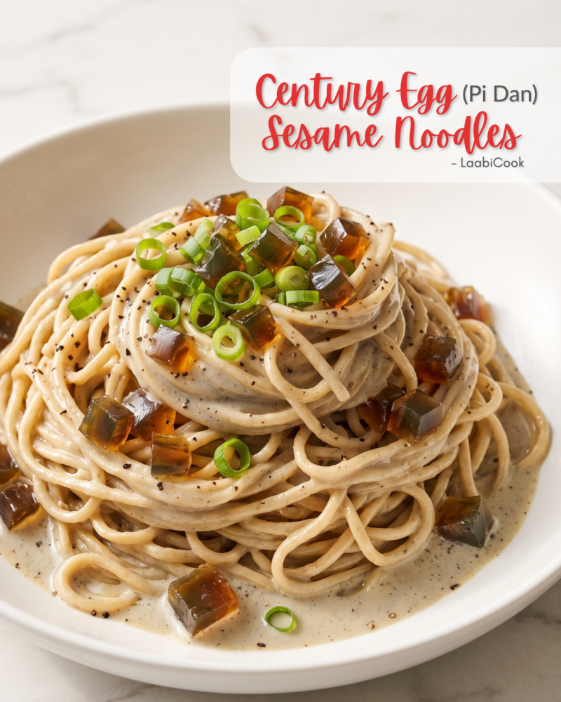 Century Egg Sesame Noodles
