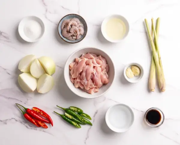 Chinchalok Chicken - Ingredients