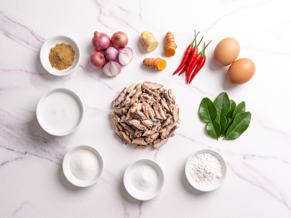 Sardine Otah - Ingredients