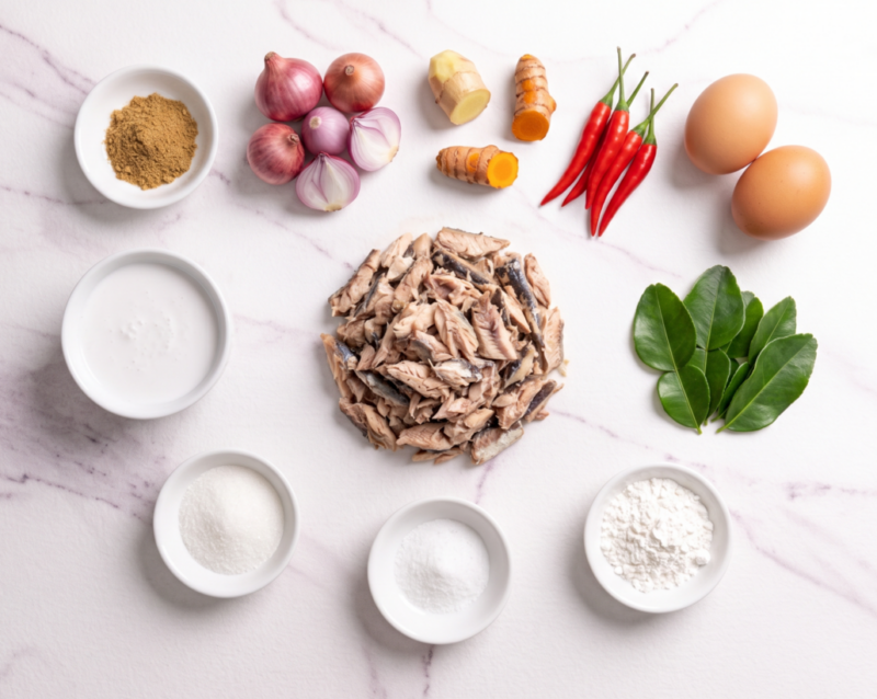 Sardine Otah - Ingredients