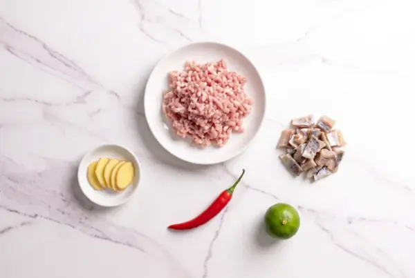 Steamed Pork with Salted Fish - Ingredients