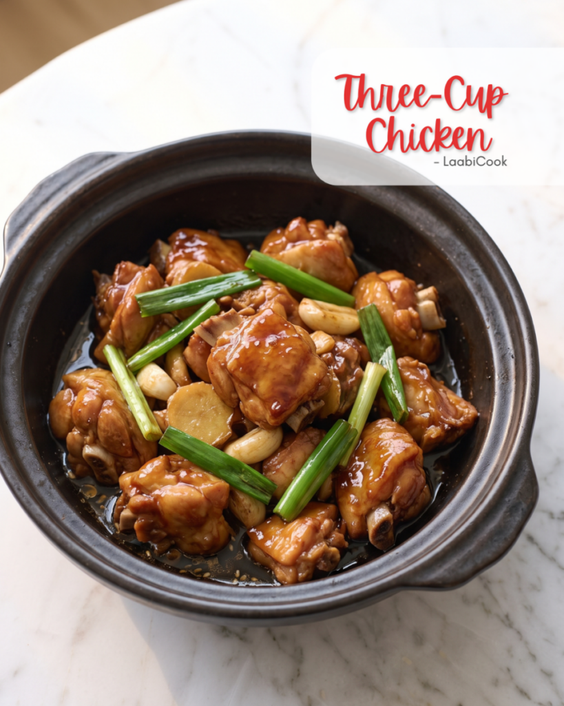 Three-Cup Chicken: Taiwanese Home Cooking