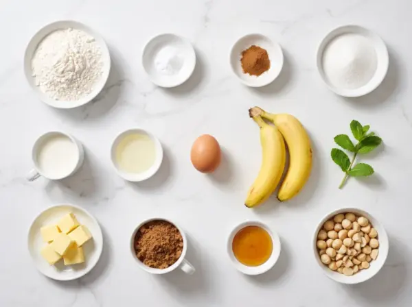 Upside Down Banana Cake - Ingredients