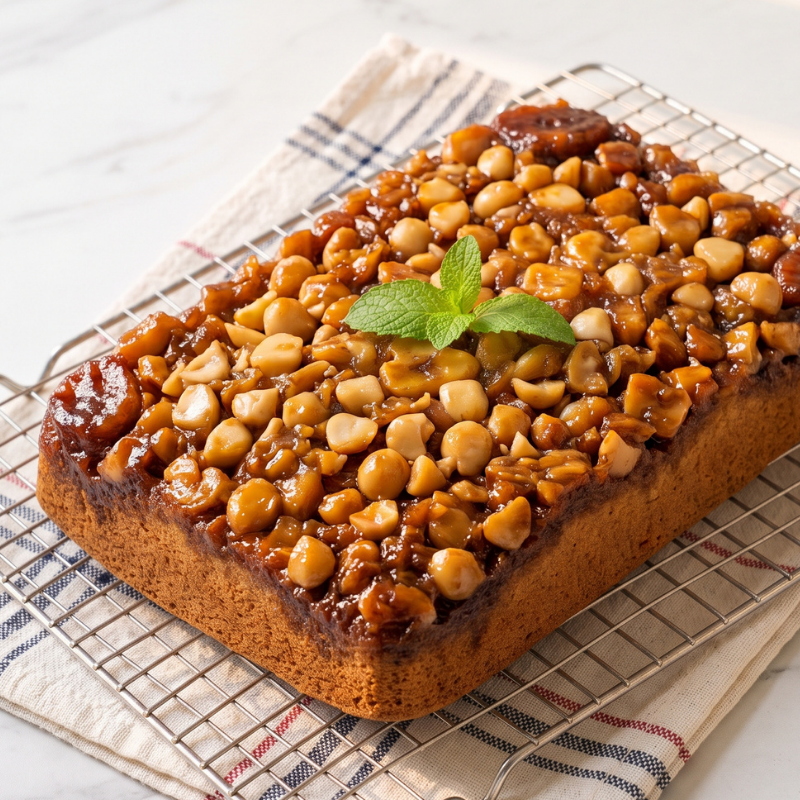 Upside Down Banana Cake