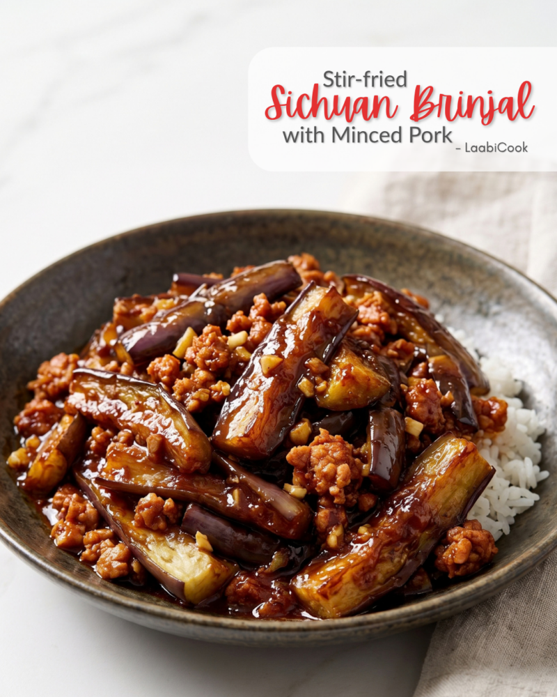 Stir-Fried Sichuan Brinjal with Minced Pork