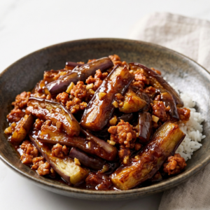 Stir-Fried Sichuan Brinjal with Minced Pork