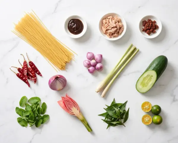 Penang Laksa Pasta - Ingredients