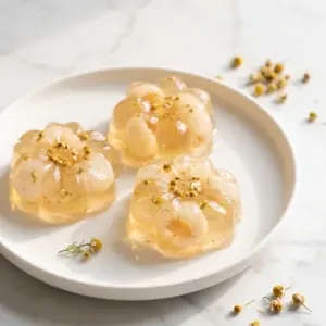 Chamomile Lychee Konniyaku Jelly
