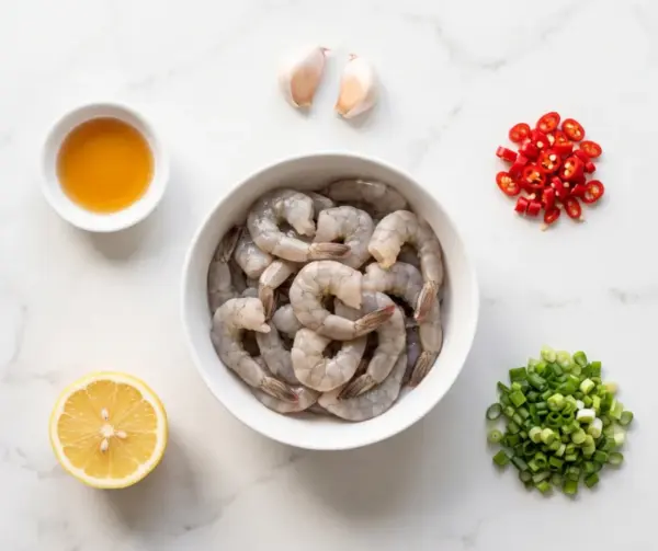 Lemon Prawns - Ingredients