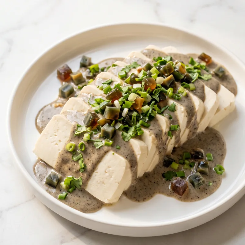 Century Egg (Pi Dan) & Sesame Sauce Tofu