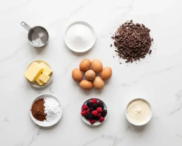 Choc Truffle Cake - Ingredients