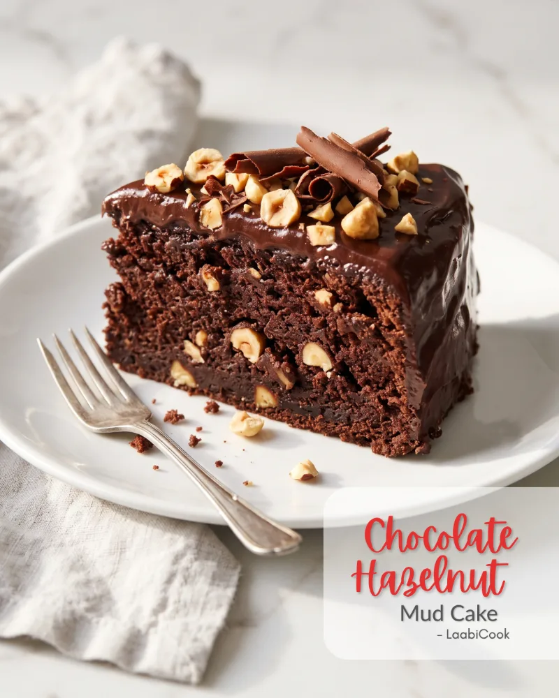 Chocolate Hazelnut Mud Cake