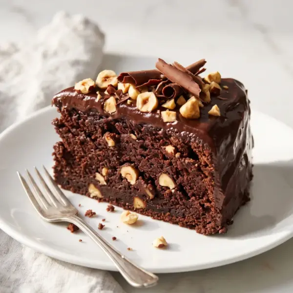 Chocolate Hazelnut Mud Cake