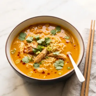 10-Minute Thai Curry Chicken Noodle Soup Hack